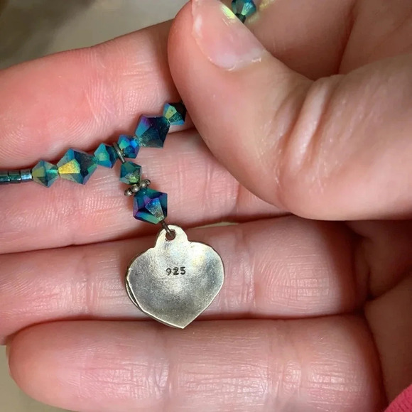 Handmade unique 925 pendant choker necklace - Picture 3 of 3